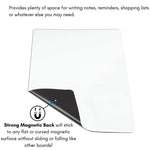 tableau blanc magnétique flexible aimants autocollants effaçables liste épicerie notes réfrigérateur stylos magnétiques blanc