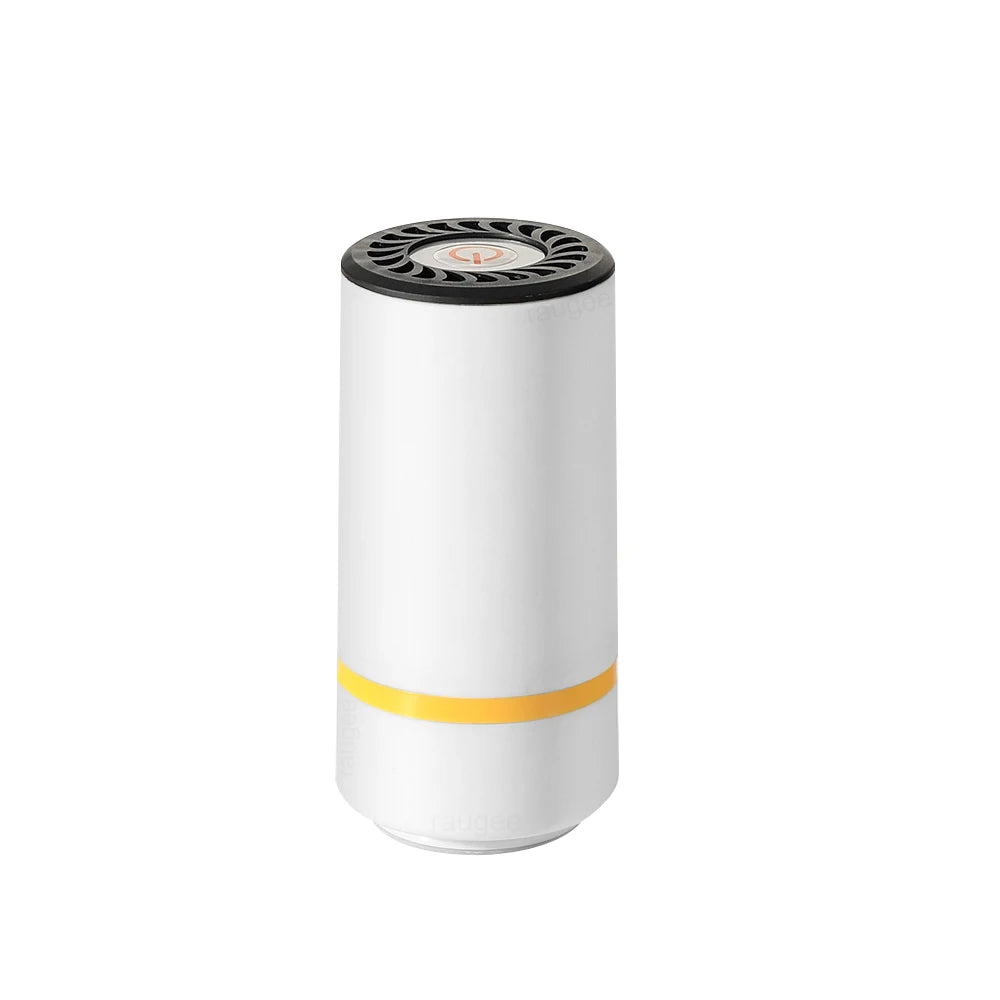 pompe air rechargeable blanc moderne compact aliments frais sous vide portable électrique