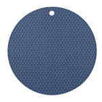 tapis silicone nid d'abeille rond carré antidérapant bleu rose gris vert moderne cuisine