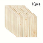 panneaux décoratifs autoadhésifs bois naturel moderne grisclair brunfoncé résistants humidité moisissures 35cmx35cm