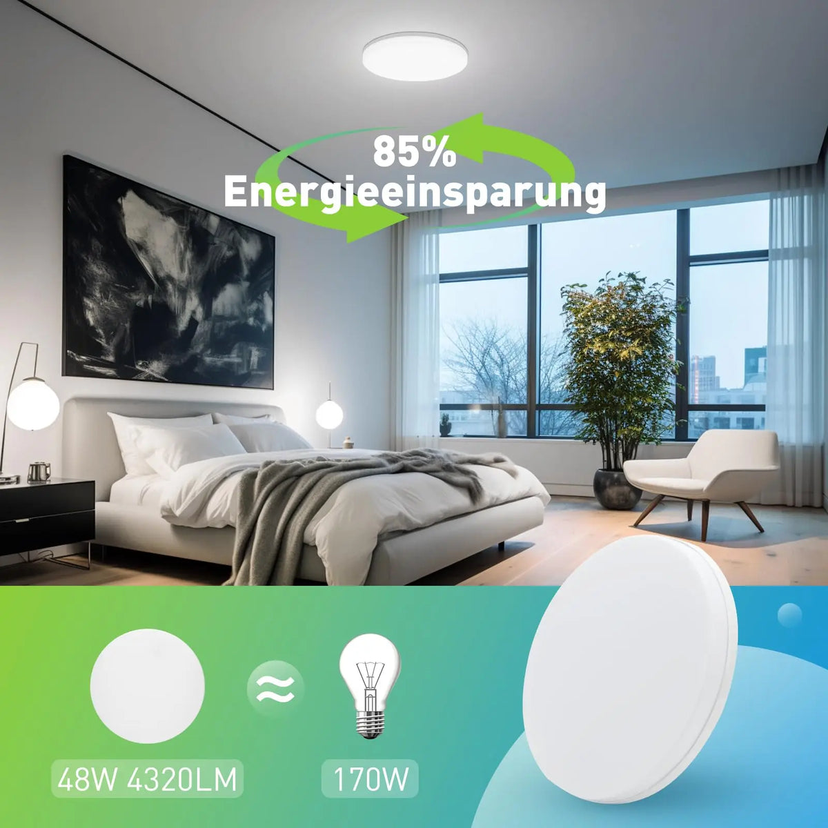 plafonnier led moderne blanc ultrafin facile 15cm 18cm 23cm 30cm