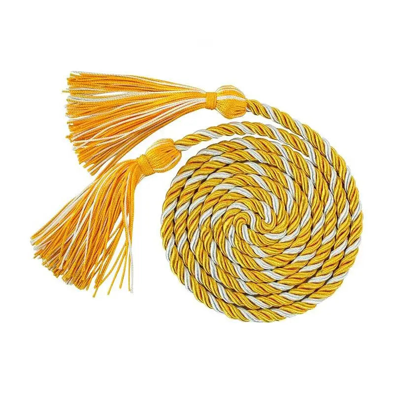cordon remise diplôme pompon boucle ruban rayé toge graduation