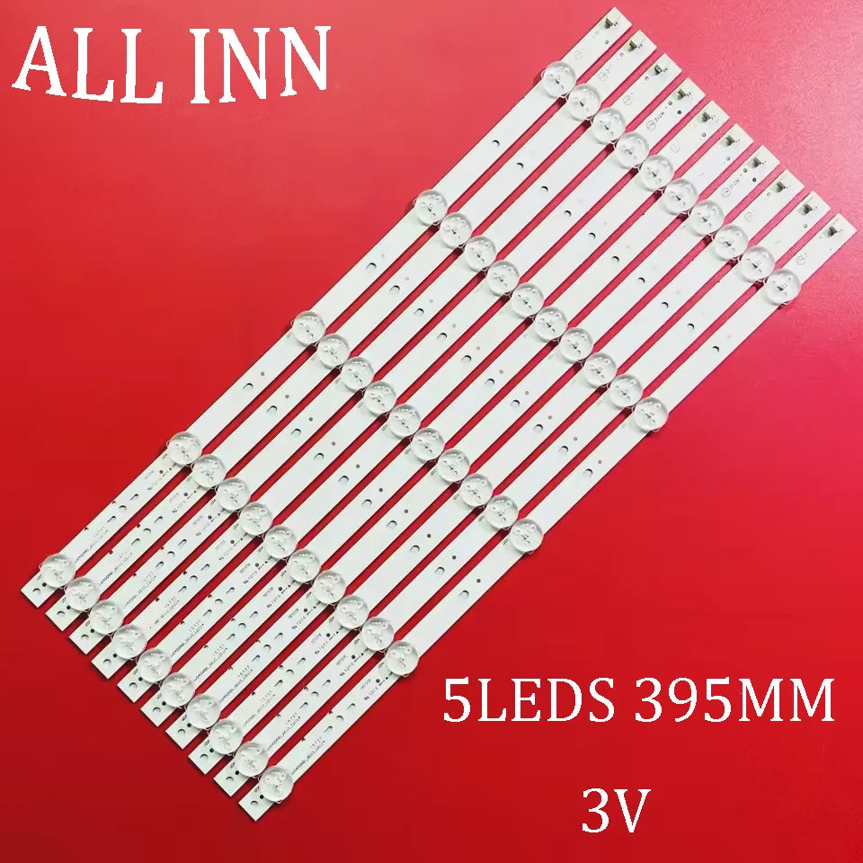 bande led rétro éclairage blanc 395mm leds 3v moderne télévision fixations électriques
