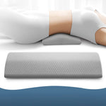 coussin lombaire ergonomique mousse mémoire forme polyester amovible lavable gris moderne lit siège