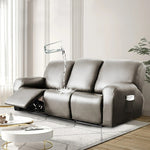 canapé relax housse simili cuir noir marron gris moderne lavable machine simple printemps été