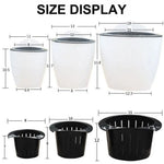 pots suspendus résine blanc noir modernes mur fleur verte chambre jardin