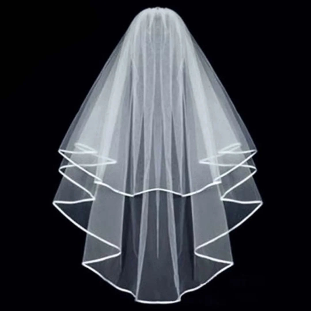 voile mariée blanc tulle polyester clips classique mariage femme