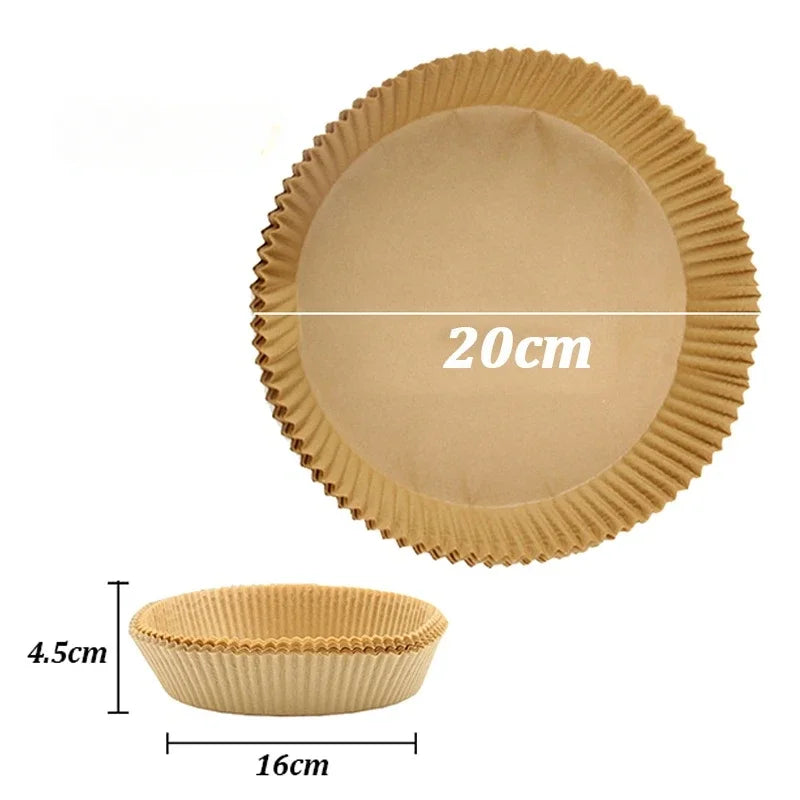 papier cuisson non adhésif 23cm barbecue four transparent moderne 100 pièces jetables