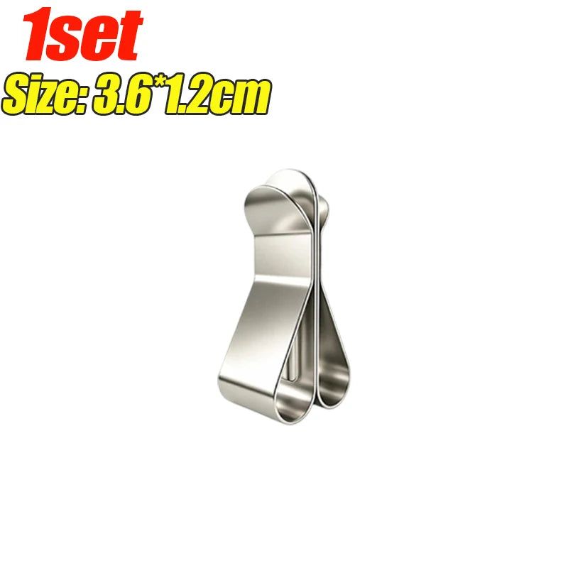 clips magnétiques clips détachables rideaux occultants moderne empêcher fuite lumière 10 sets argente silver