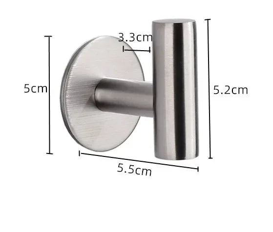 porte serviettes adhésifs acier inoxydable or noir moderne lisses cuisine salle bain