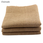 tissu jute naturel rustique 50x160cm résistance abrasion biodegradable champetre texture grossiere