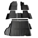 tapis sol voiture noir rayures horizontales moderne tpe avant arrière
