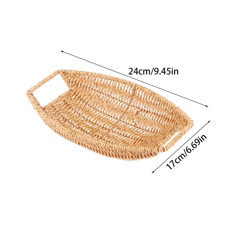 paniers rotin marron clair tissage fin traditionnels poignées intégrées utilisation multiple réutilisable