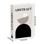décoration intérieure moderne livre faux blanc motifs abstraits minimaliste chambre table basseDecoration intérieure moderne