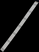 barres lumineuses led argenté blanc industriel 83cm alimentation dynamique aluminium fixations vissées