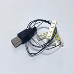 éclairage led kit lego blanc noir lumière chaude froide modules connecteurs usb câble fils