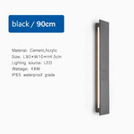 applique murale led moderne gris blanc calcaire étanche extérieure entrée jardin villa