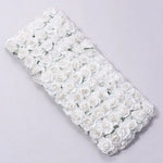 couronnes artificielles roses violet rouge bleu blanc jaunes intérieur décoration mariage anniversaire baby shower