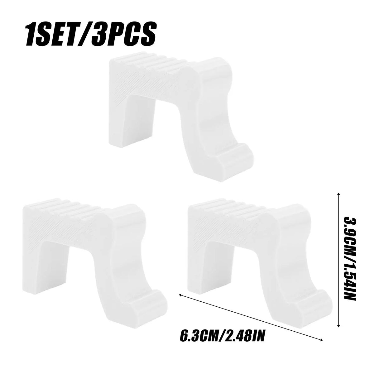 supports pots fleurs clips antidérapants marron noir blanc minimalistes moderne
