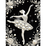 tableau décoratif motifs floraux strass or élégant art décoratif diy adulte modernes incluséesOpaqueFlyGirlElves