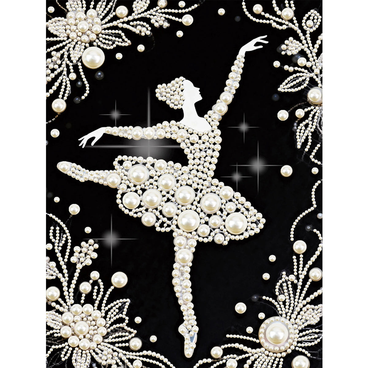 tableau décoratif motifs floraux strass or élégant art décoratif diy adulte modernes incluséesOpaqueFlyGirlElves
