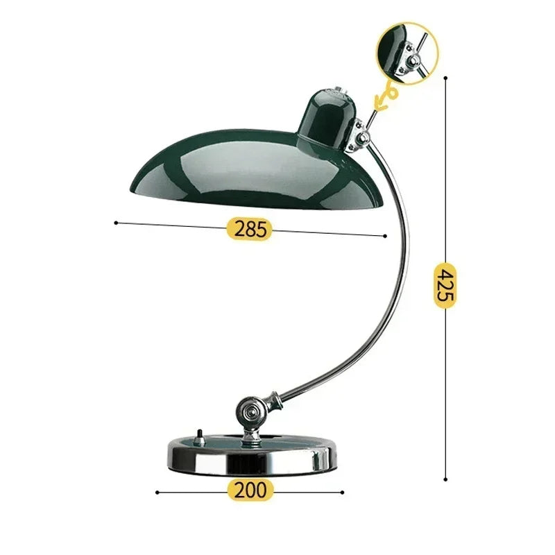 lampe moderne noir argenté mat led vde haute qualité adjustable