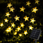 guirlande lumineuse noël blanc chaud boules abeilles fleurs moderne étanche led solaire