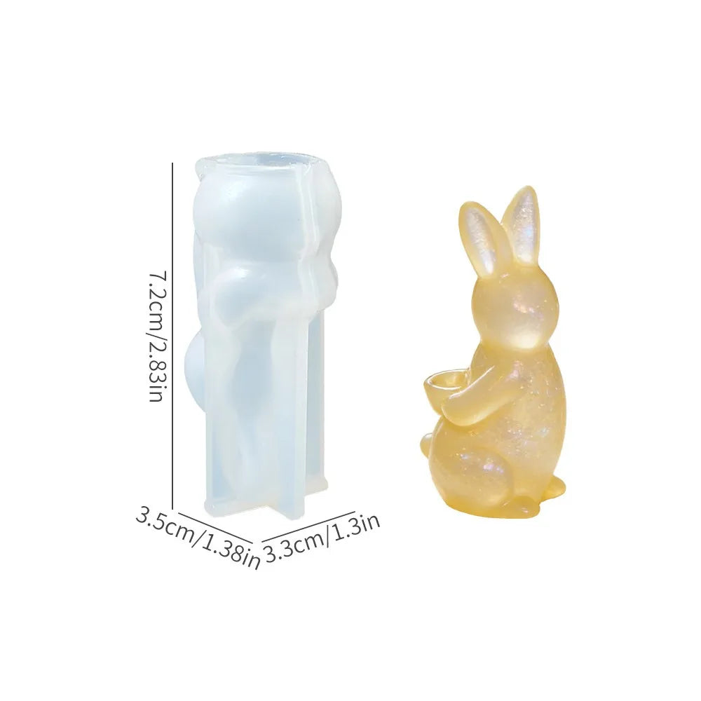 moule silicone gâteau forme lapin relief artisanal décoration cuisine gourmande festive