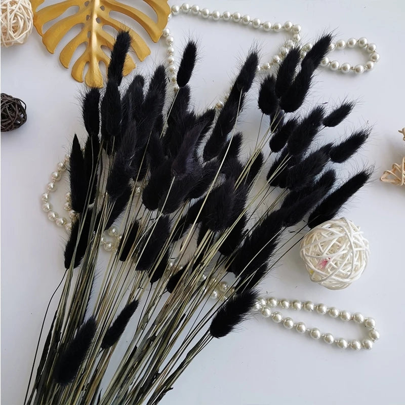 décoration boho plumes séchées naturelles mix beiges roses grises anniversaire maison
