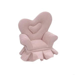 coffret bijoux velours rose miroir intégré tabouret amovible armoire tiroirs modernes élégants rangement