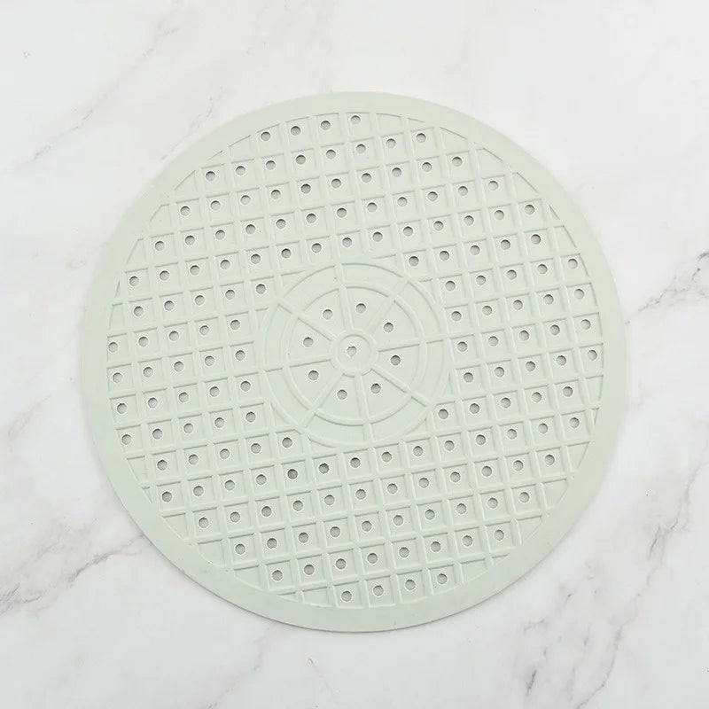 tapis cuisine moderne noir blanc perforé respectueux environnement caoutchouc simple pure couleur