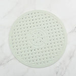 tapis cuisine moderne noir blanc perforé respectueux environnement caoutchouc simple pure couleur