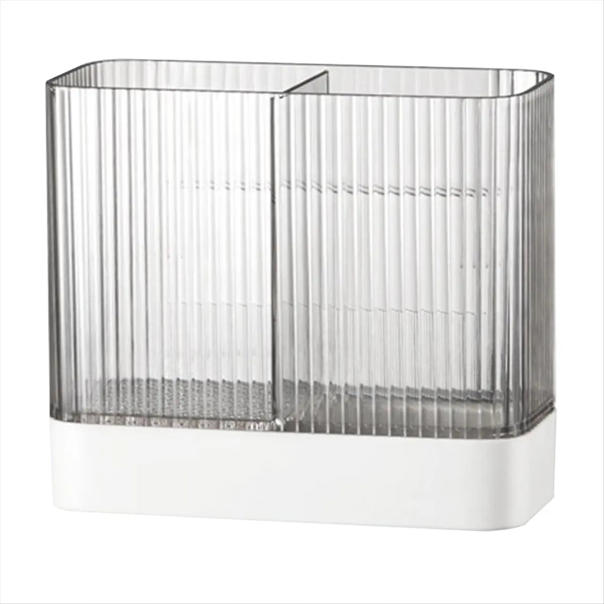 rangement mural transparent porte souvenirs adhésif rayures verticales moderne coupelle cuillère blanc