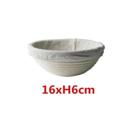 panier banneton rotin naturel fermentation pain toile intérieure beige clair classique