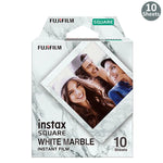 film instantané fujifilm square marbre blanc 10 feuilles compatible sq6 sq10 sp3