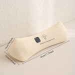 oreiller forme couverture polyester texture minimaliste beige taupe lit decoration