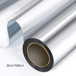 film fenêtre adhésif noir argent moderne protection solaire isolation thermique