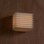 lampe murale moderne blanc rayures horizontales éclairage intérieur fixe led quotidien