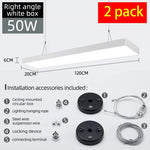 lampe suspendue led industrielle 50w 70w noir blanc moderne minimaliste