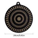 protecteur plaque cuisson silicone noir beige motif géométrique moderne opacité
