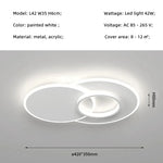plafonnier led blanc moderne contemporain 42w 52w 45w 55w 103w