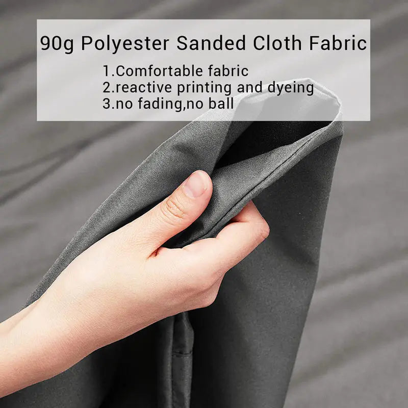 taies d'oreiller gris uni respectueux environnement coton polyester qualité moderne house