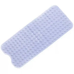 tapis bain antidérapant bleu clair pvc ventouse trous drainage moderne