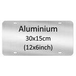 panneau publicitaire personnalisable moderne argenté lisse minimaliste aluminium rectangle