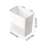 porte couverts blanc moderne clips drainage mur cuisine rangement blanc lisse plastique