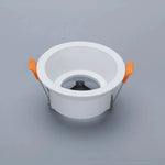 Downlight spot led blanc moderne base aluminium facile clips métalliques opaques 86mm 40mm