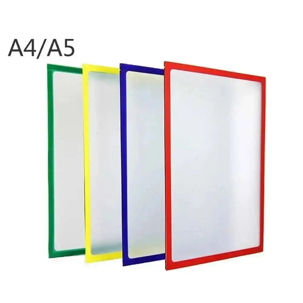 cadre photo magnétique coloré A5 transparent vert jaune bleu rouge rectangulaire moderne decorationintérieur