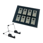 plaques diamants transparentes moderne pince lunettes support bijoux exposition organisateur transparent