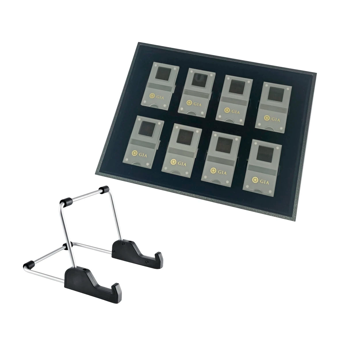 plaques diamants transparentes moderne pince lunettes support bijoux exposition organisateur transparent