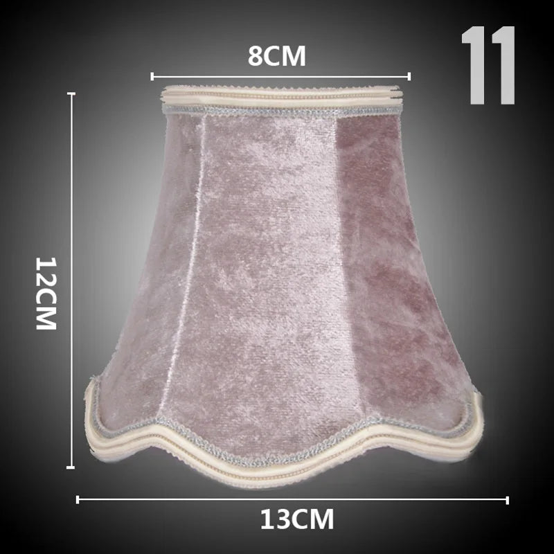abat jour tissu broderie dorée vert clair rouge beige gris rose pâle classique tassel